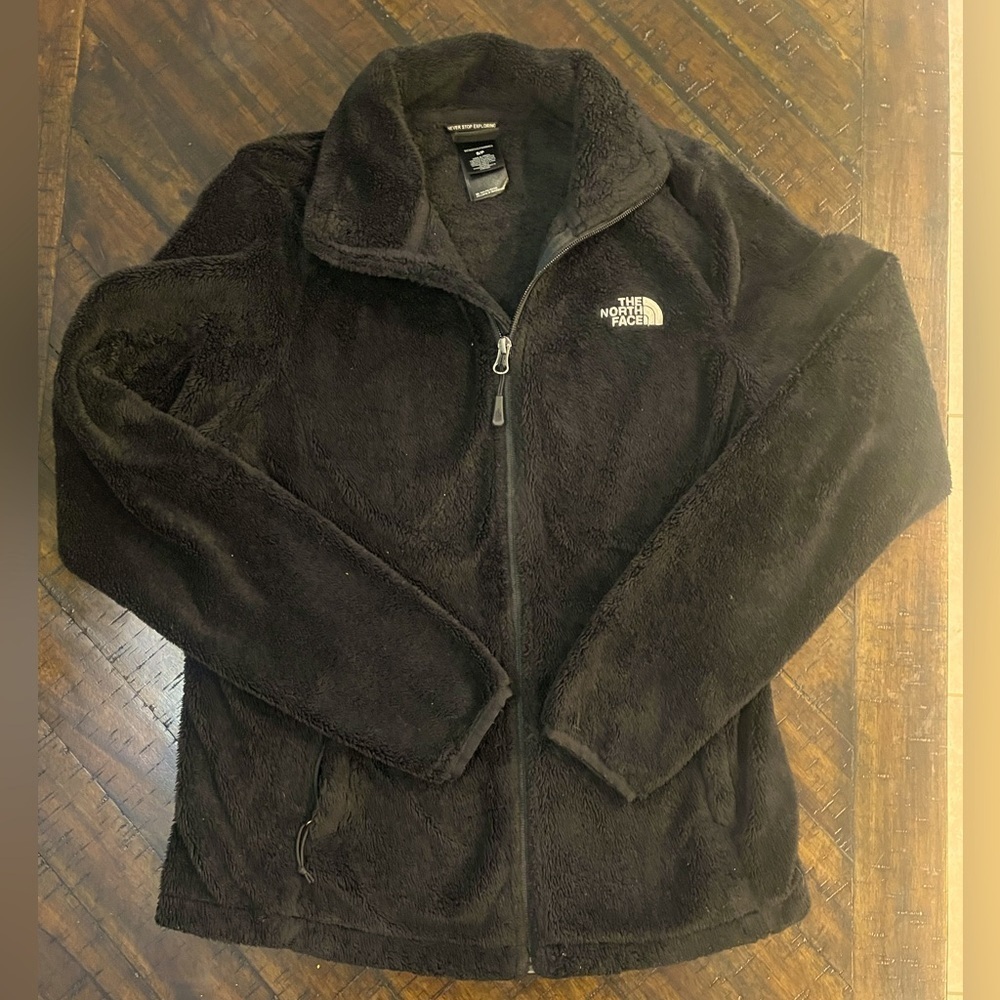 The North Face Osito Jacket - Black and White - size Small